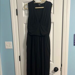Luxe Black Sleeveless Dress